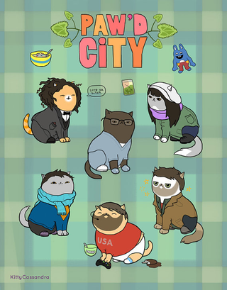 Illustration for article titled Artist crafts feline tributes to pop culture